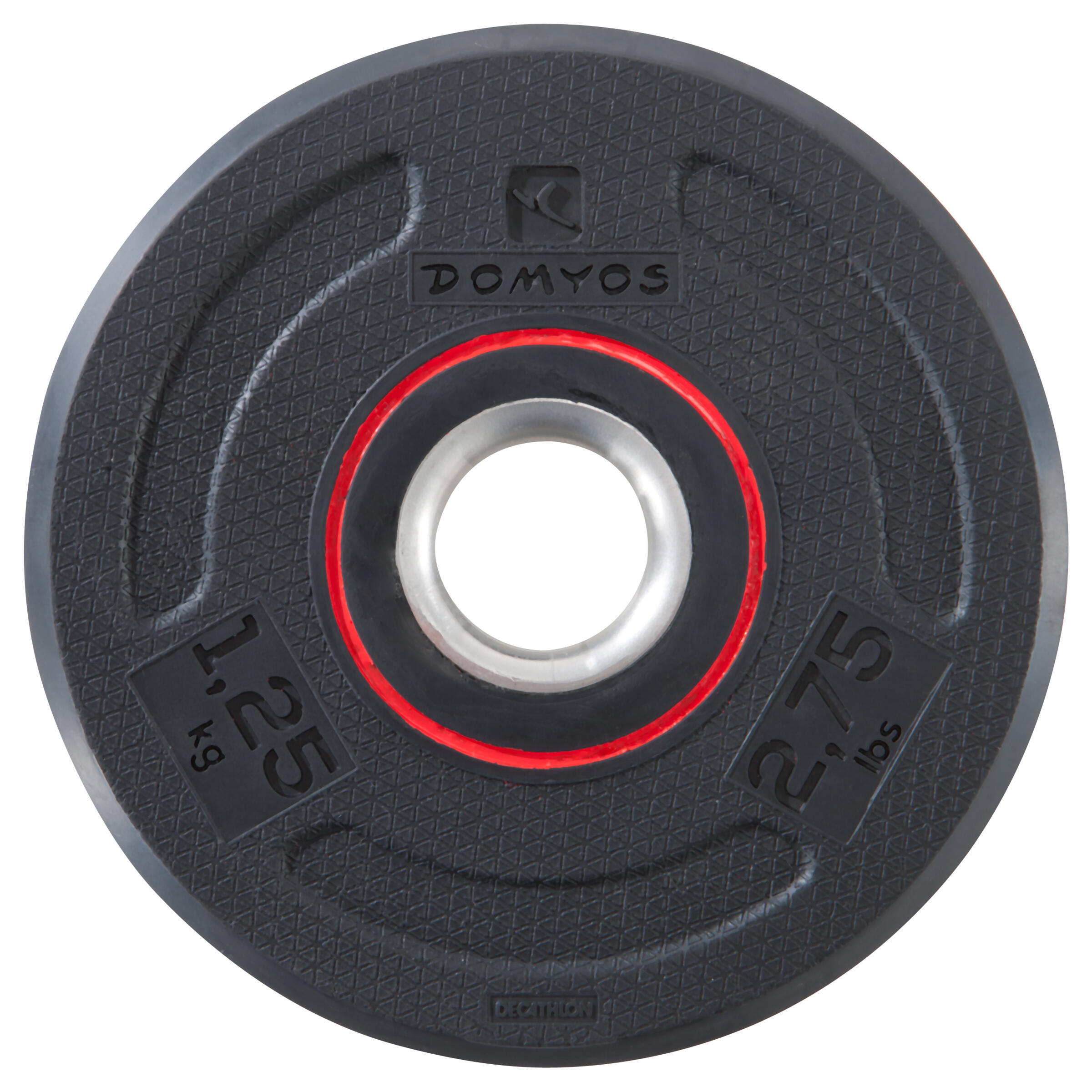 Rubber Weight Training Disc Weight 1.25 kg 28 mm 1/6