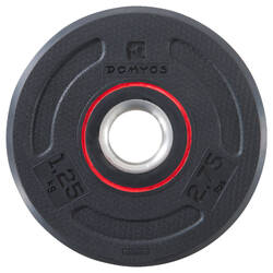 Rubber Weight Training Disc Weight 1.25 kg 28 mm