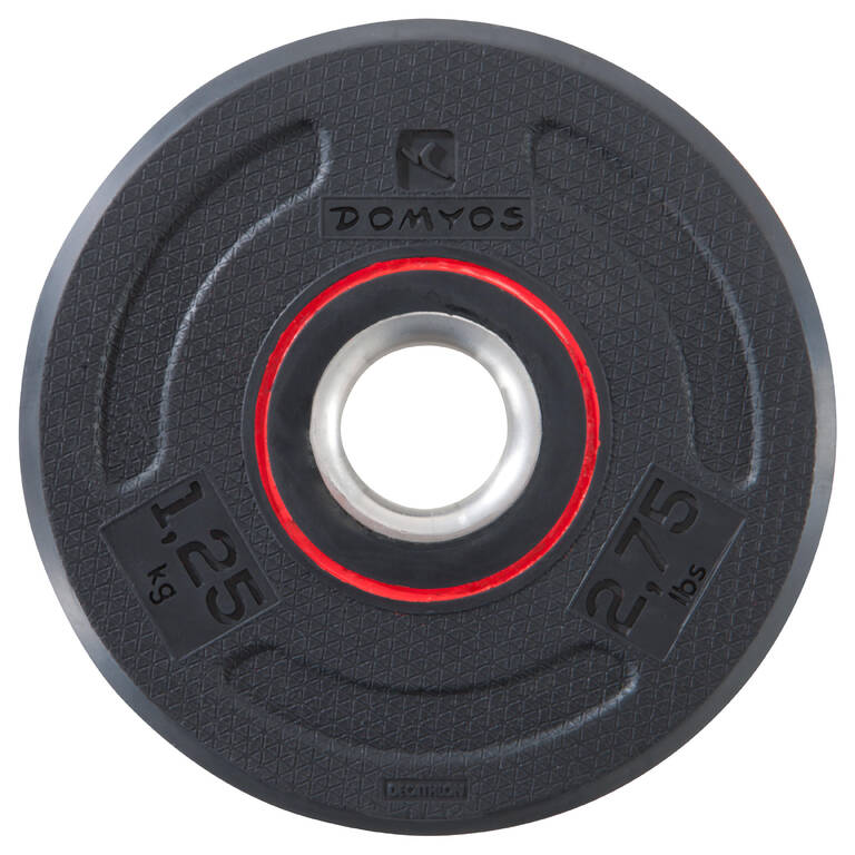 Rubber Weight Training Disc Weight 1.25 kg 28 mm