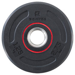 Disque musculation en caoutchouc 1,25kg 28mm