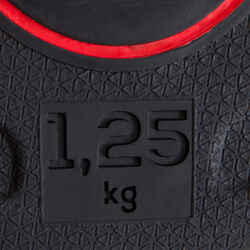 Rubber Weight Training Disc Weight 1.25 kg 28 mm