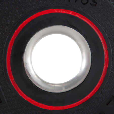 Δίσκος Βάρους Καουτσούκ για Προπόνηση με βάρη 28 mm -1,25 kg 