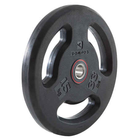 Rubber Disc Weight with Handles 28 mm - 15 kg