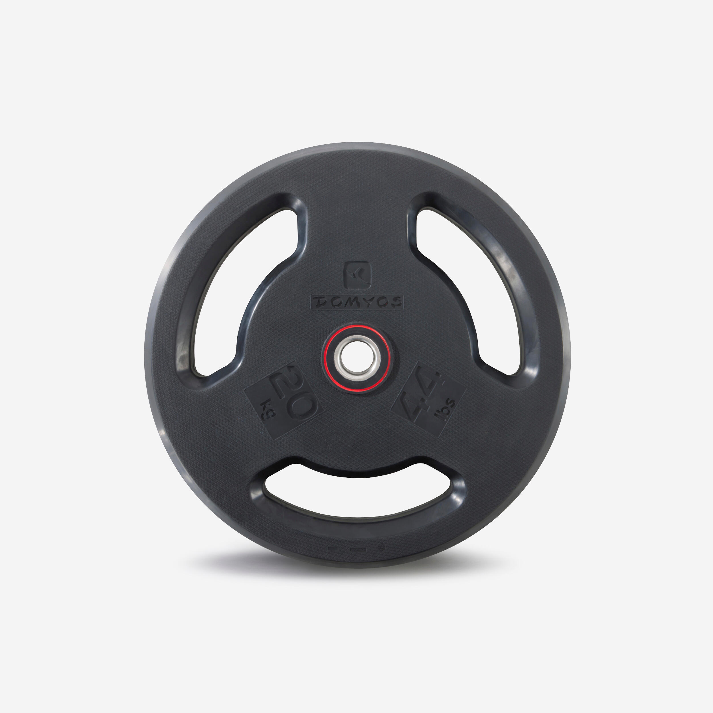 Rubber Weight Disc with Handles 28 mm 20 kg 1/6