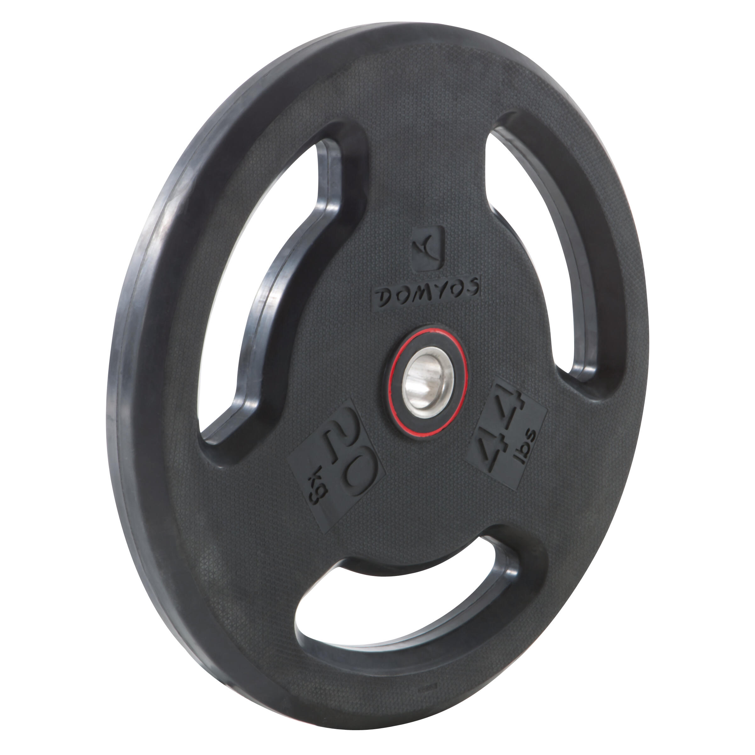 20 kg (44 lb) Rubber Weight Plate with Handles - CORENGTH