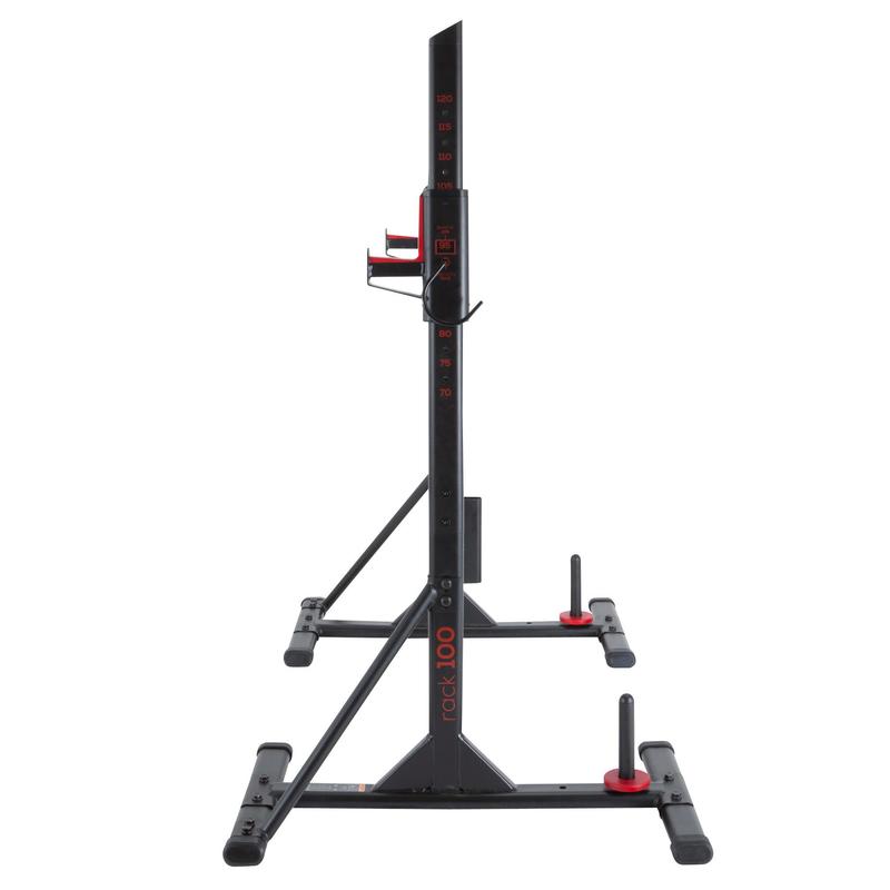100 Weight Training Bar Rack Domyos By Decathlon