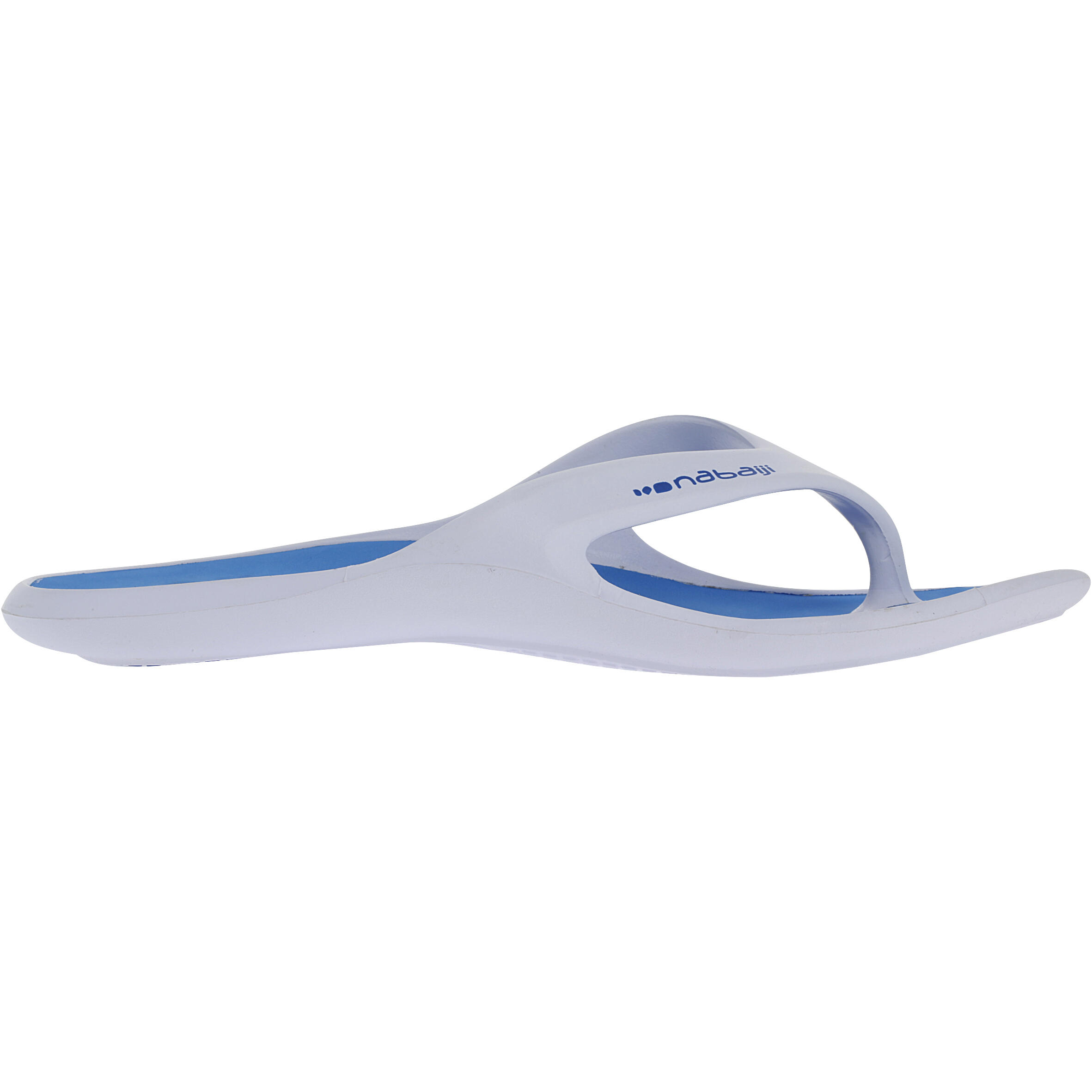 Men's pool flip-flops - White Blue 2/9