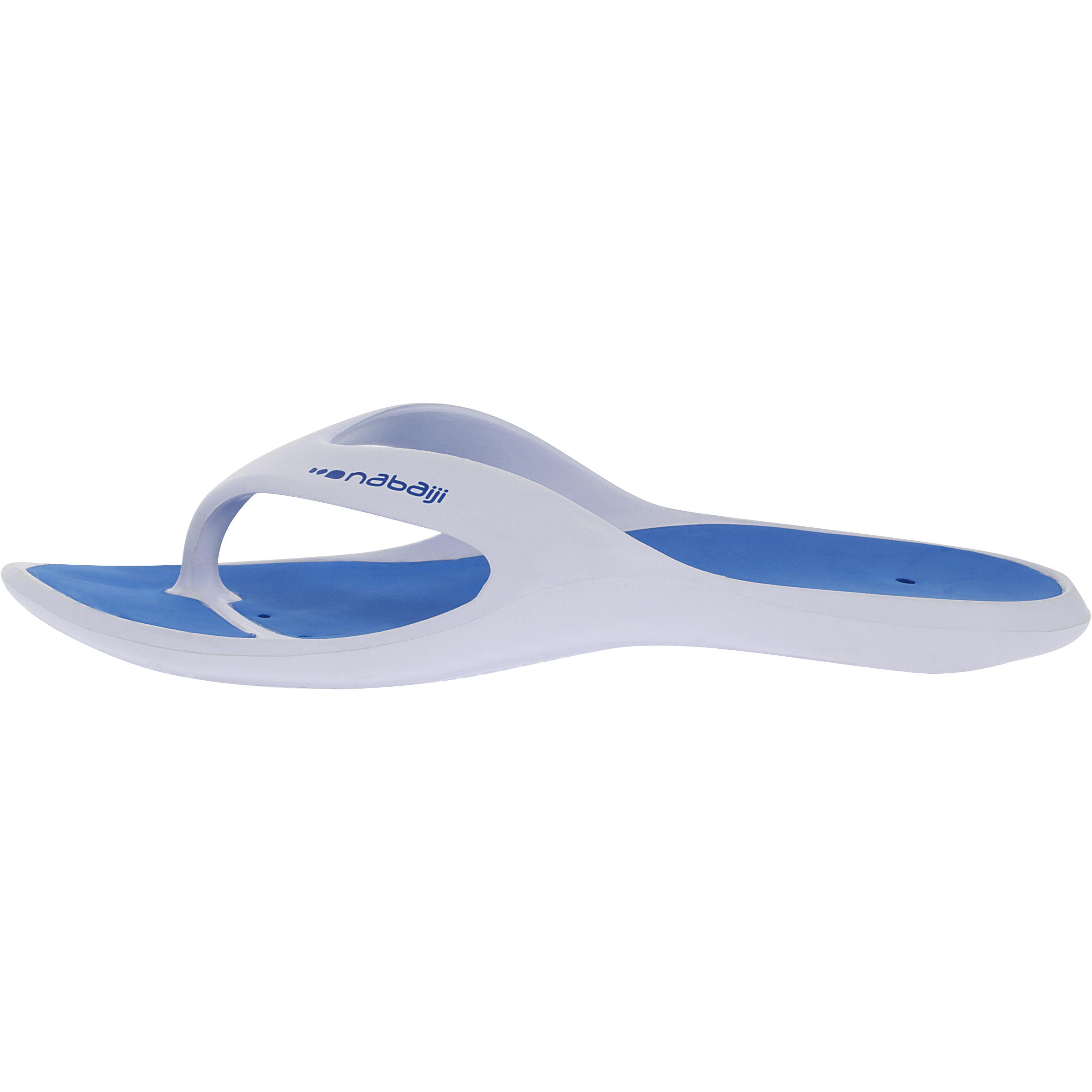 Men's pool flip-flops - White Blue 4/9