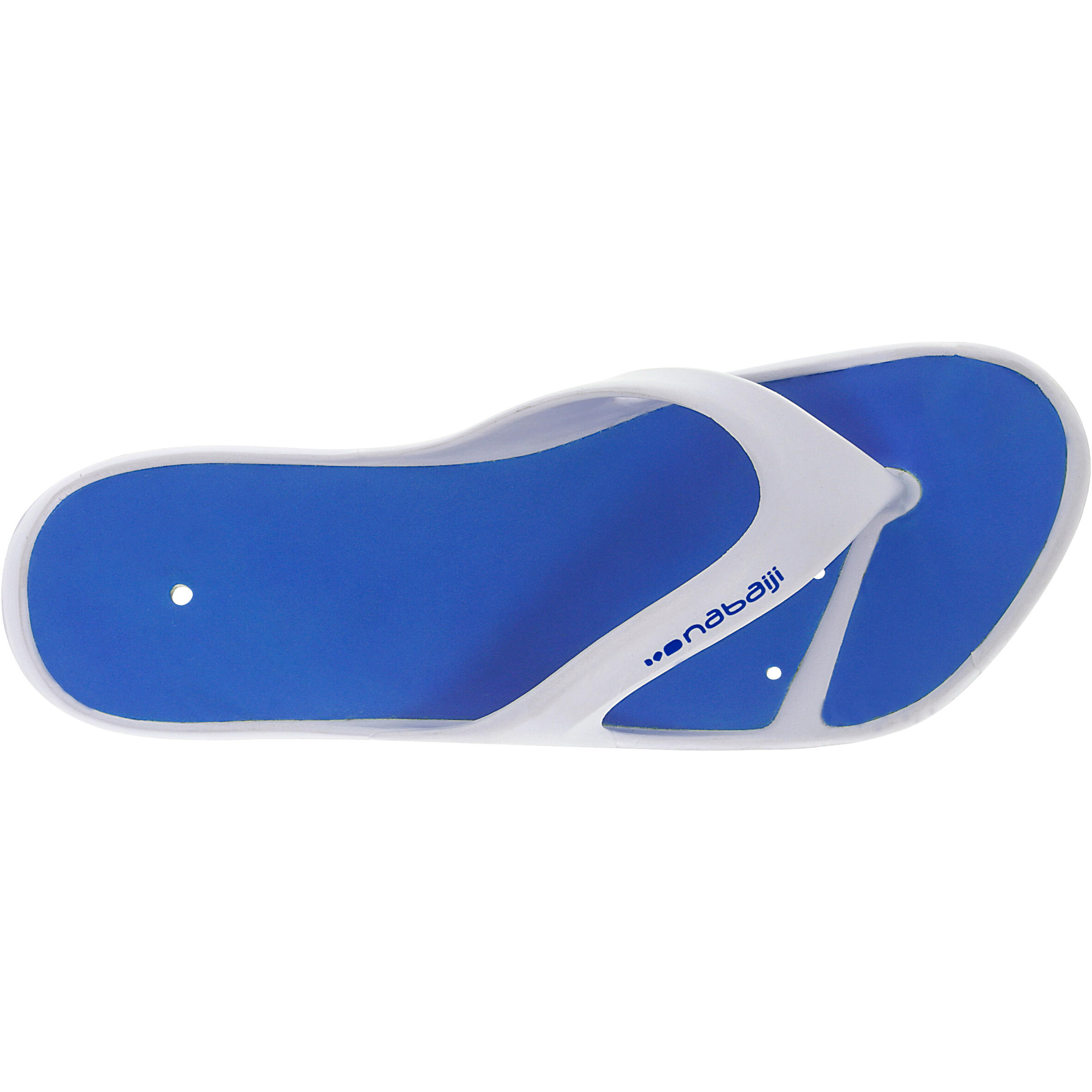 Men's pool flip-flops - White Blue 5/9