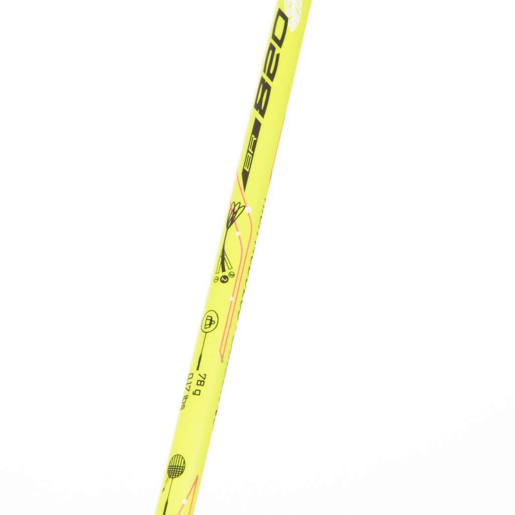 RAQUETA DE BÁDMINTON ADULTO BR820 LITE AMARILLO 