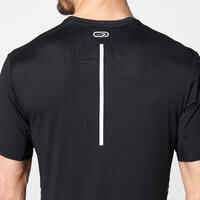 RUN DRY MEN'S RUNNING T-SHIRT BLACK