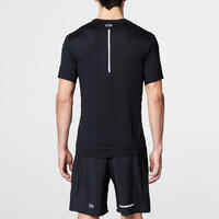 RUN DRY MEN'S RUNNING T-SHIRT BLACK