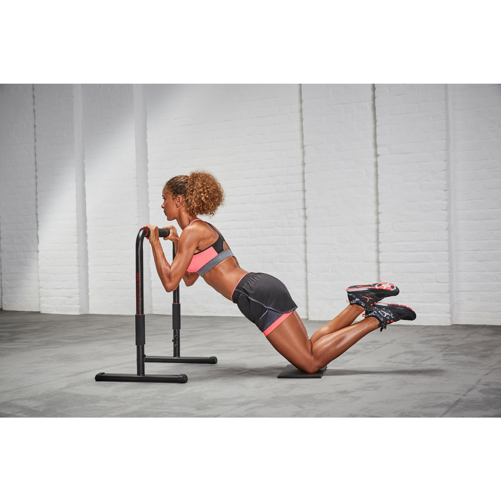 poign/ée parall/èle 1 Mousqueton pour Musculation Crossfit Musculation//Fitness//Sport C.P Poign/ée de Sport//poign/ée parall/èle//poign/ée de Triceps//Barre de tirage