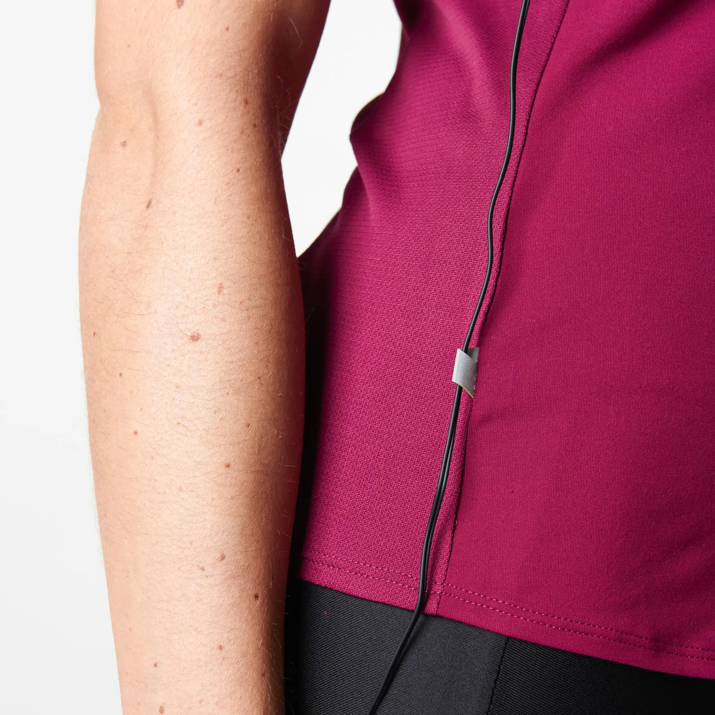 RUN DRY+ WOMEN'S RUNNING T-SHIRT BURGUNDY 10/10