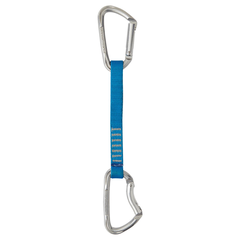 Climbing and mountaineering quickdraw klimb 17 cm - grey