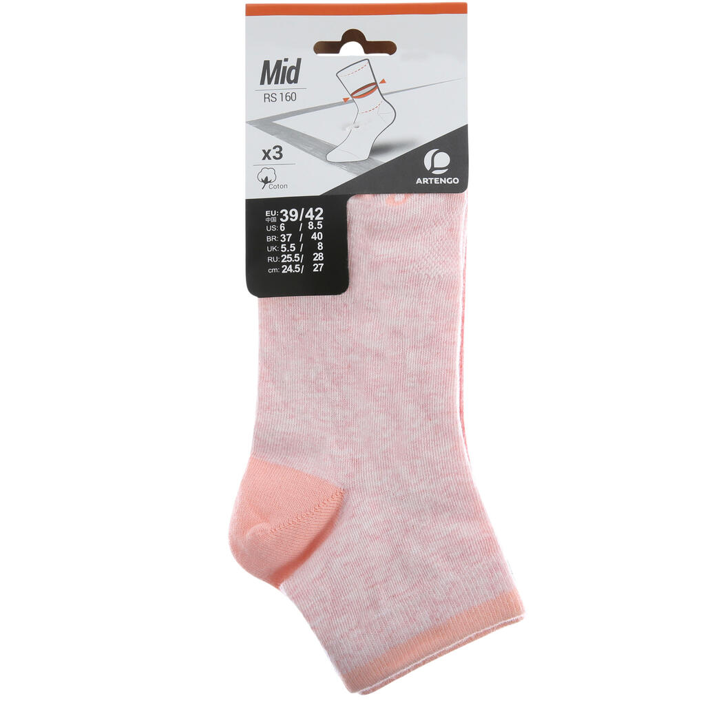 Adult Mid Sports Socks Tri-Pack RS 160 