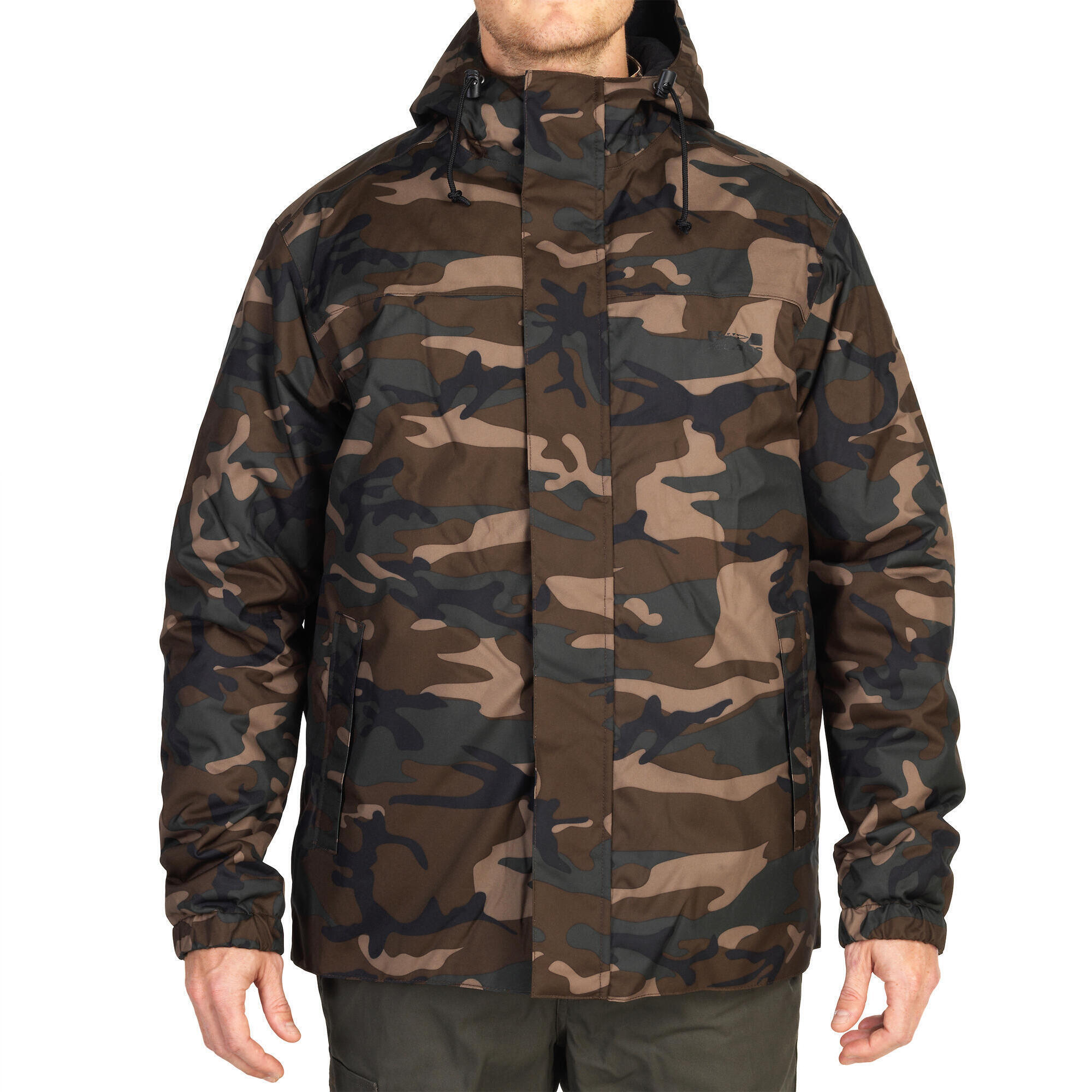 Chaqueta Caza Solognac 100 Hombre C lida Impermeable Camuflaje