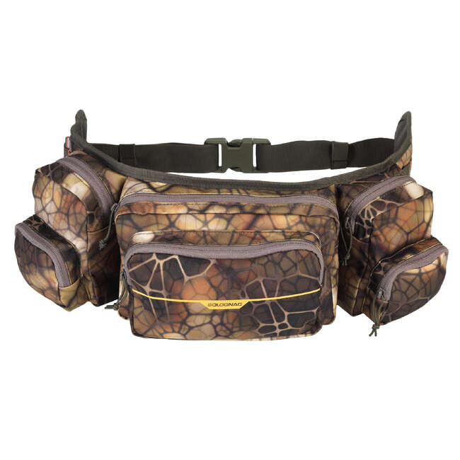 JagdBauchtasche 7 l XAccess Camouflage Furtiv SOLOGNAC Decathlon