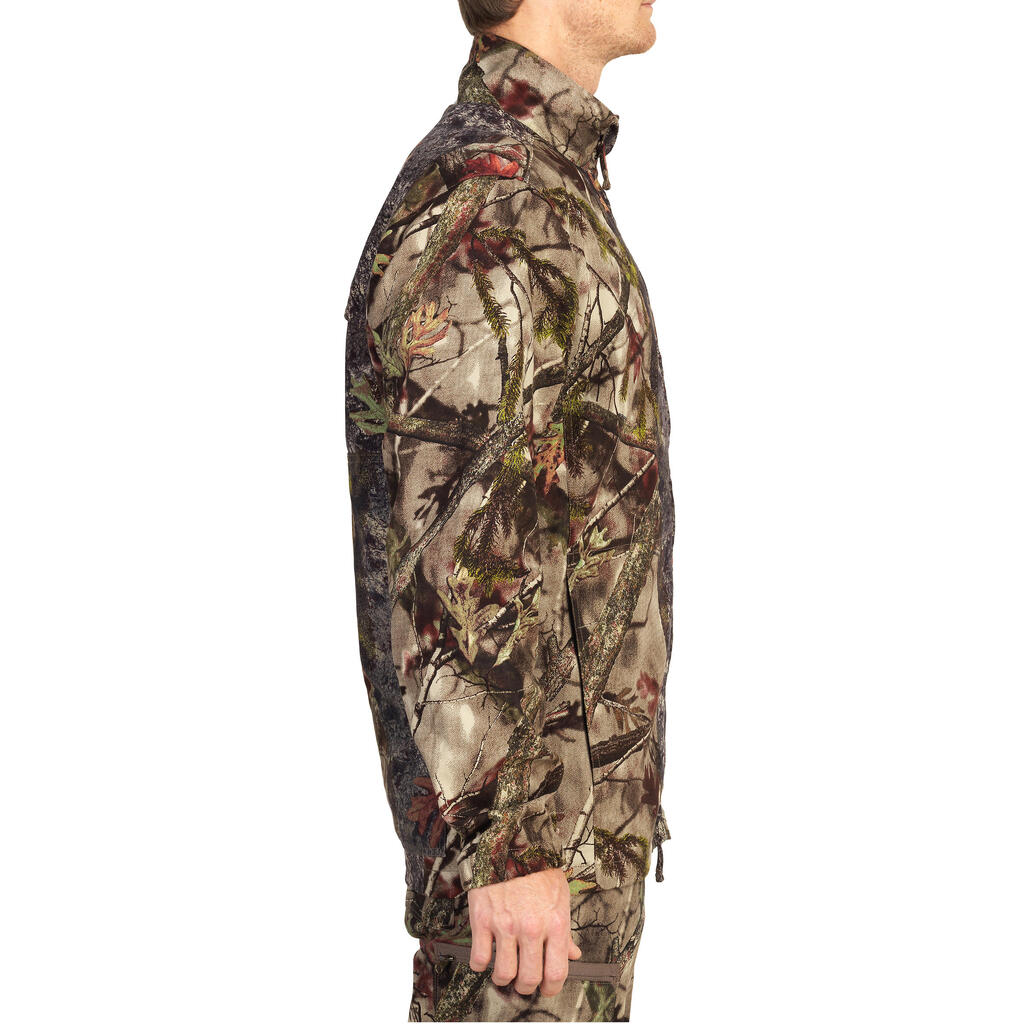 Jagdjacke 100 leicht camouflage Waldmuster