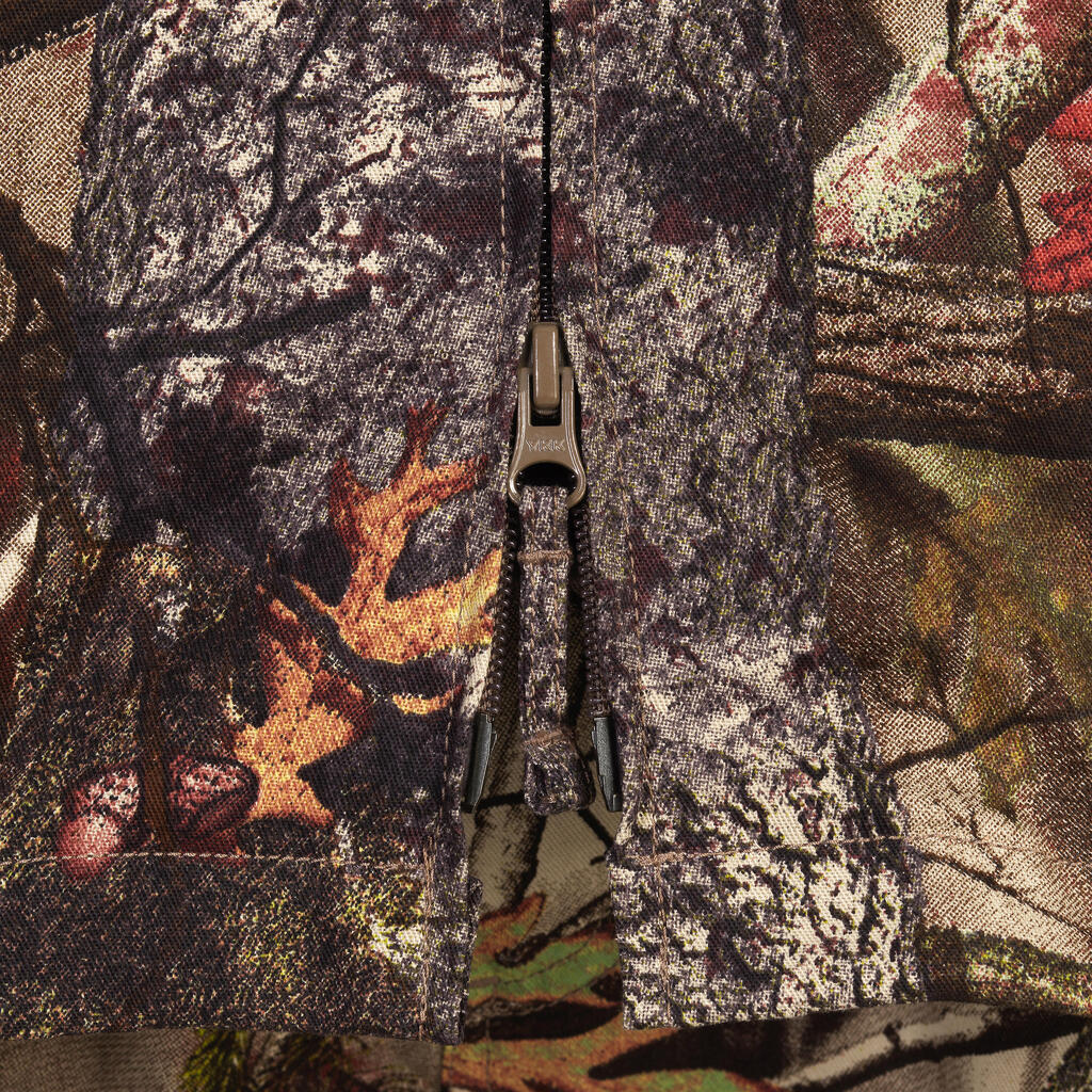 Jagdjacke 100 leicht camouflage Waldmuster