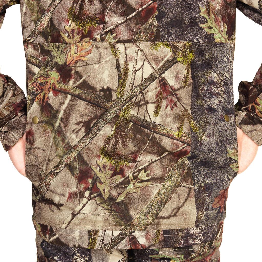 Jagdjacke 100 leicht camouflage Waldmuster
