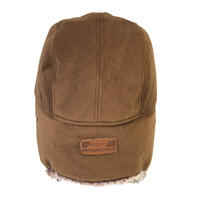 Dirbtinio kailio medžioklinė kepurė „T500“, ruda
