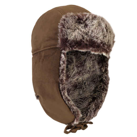 
      Faux-Fur Waterproof Hat - Brown
  