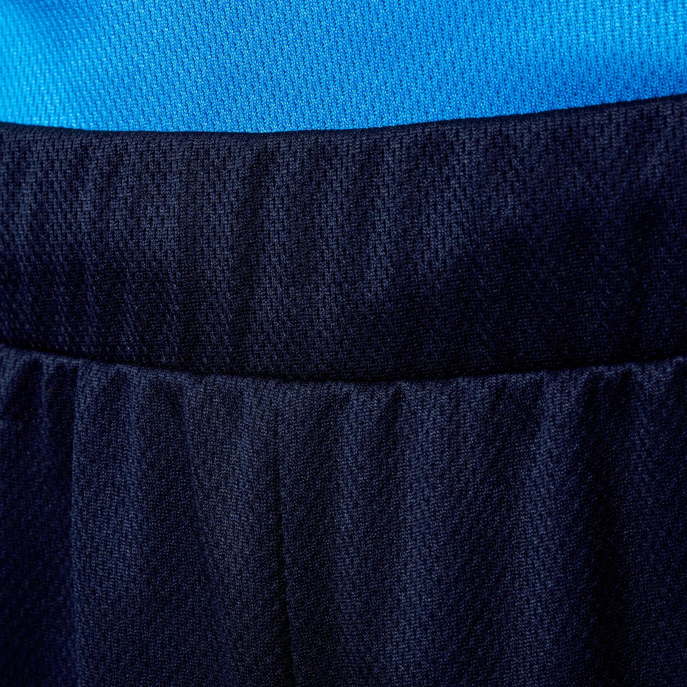 B500 Kids Basketball Shorts - Navy Blue Orange 3/6