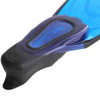 520 Adult Snorkelling Fins - Black and Blue