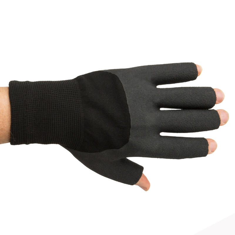 Guantes Sin Dedos Vela Sailing 100 Adulto Negro