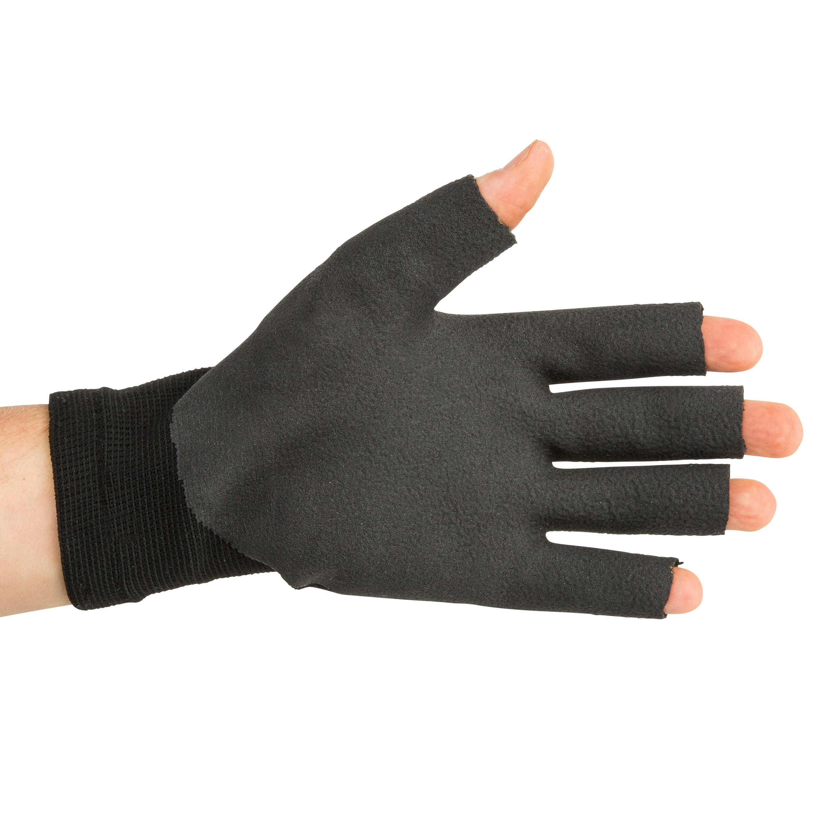 fingerless rubber gloves