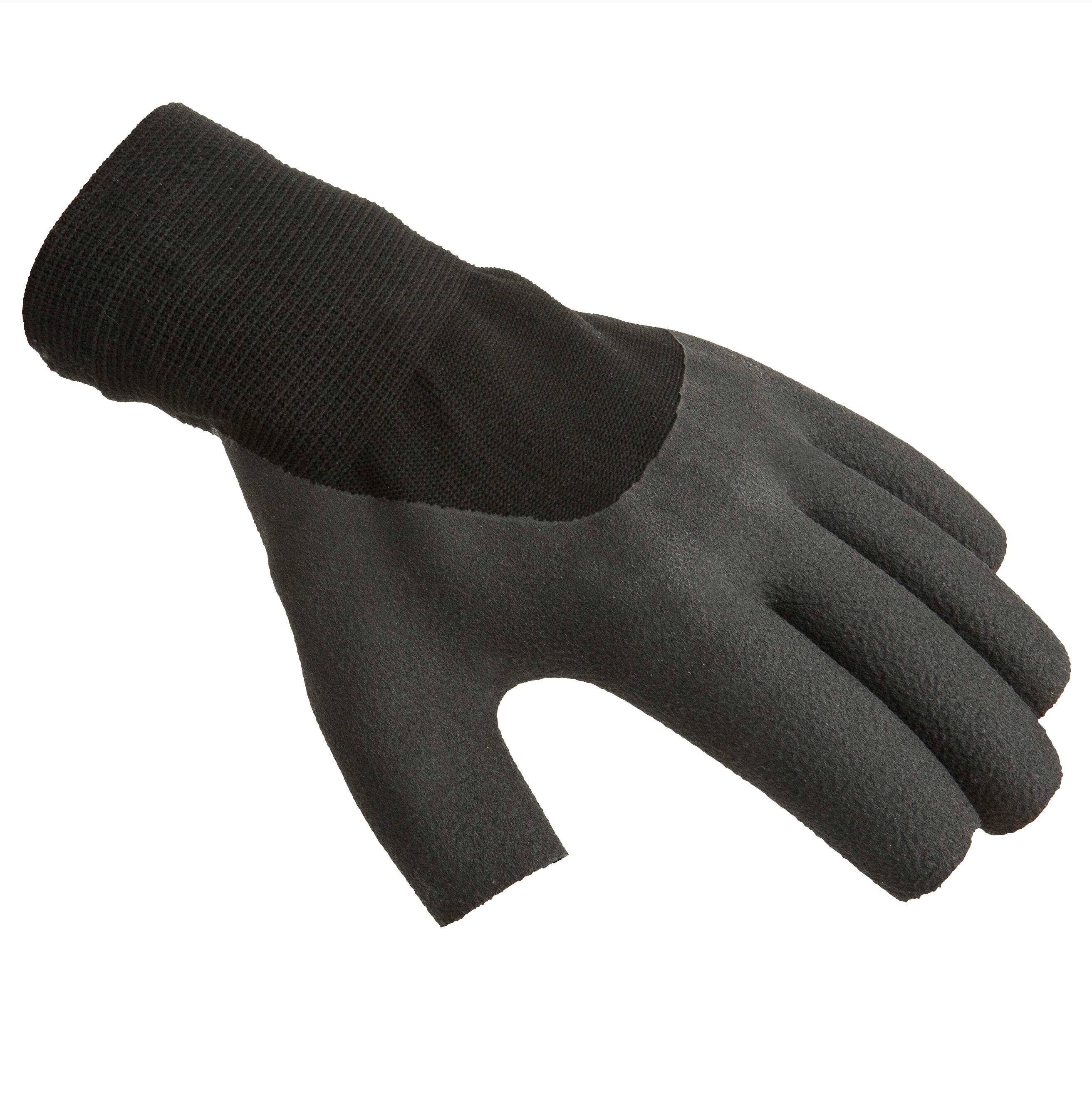 close fitting fingerless gloves