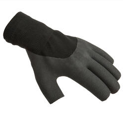 Guantes Sin Dedos Vela Sailing 100 Adulto Negro