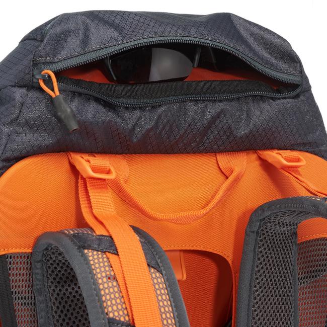 Hiking Backpack 40L (with Raincover) MH500 - Black/Orange