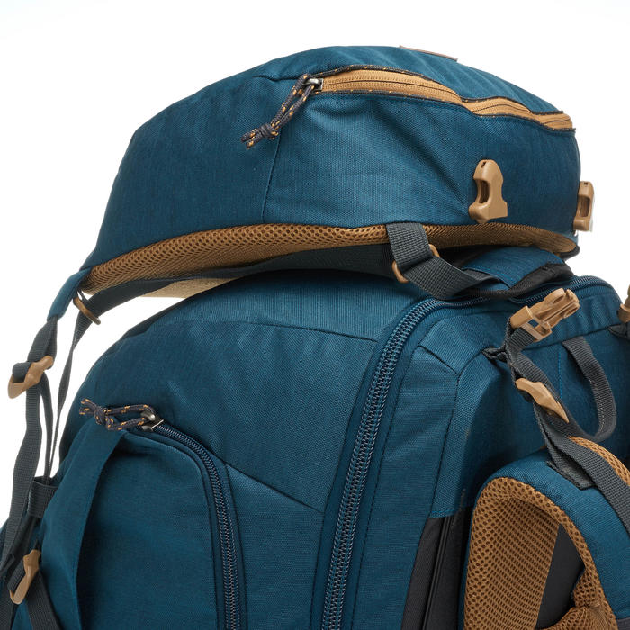 Backpacking Rucksack Travel 500 70 Liter abschließbar Herren blau