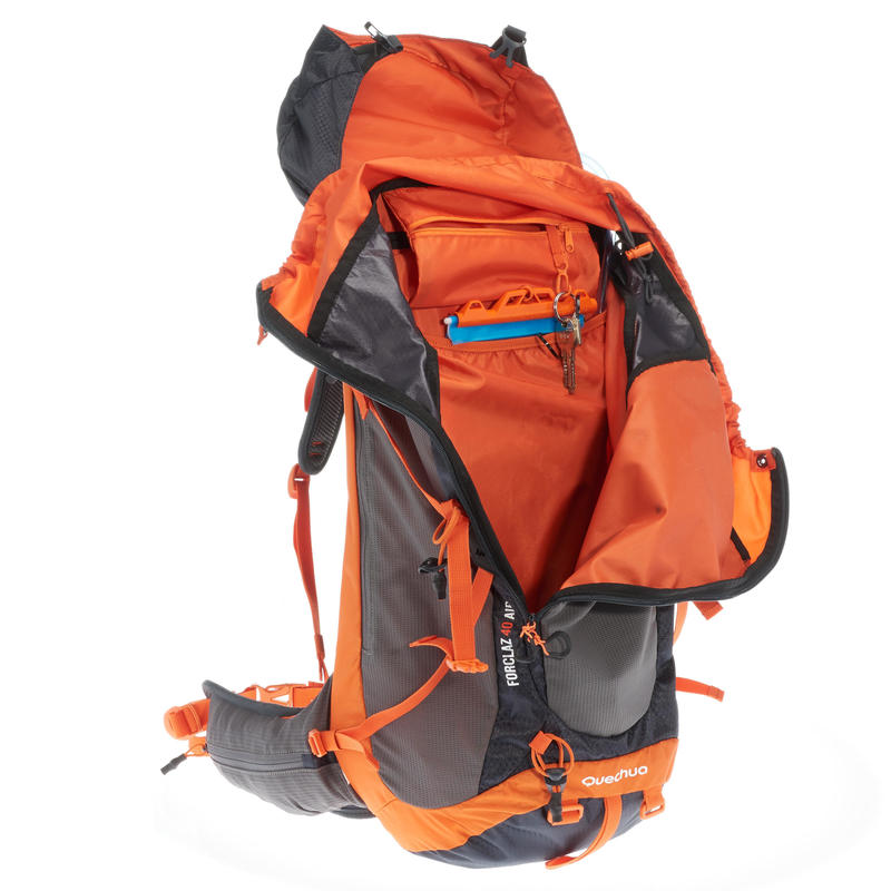 SAC A DOS DE RANDONNÉE MONTAGNE MH500 40 LITRES NOIR ORANGE Decathlon Tunisie