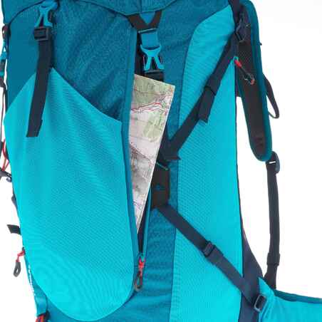 MH500 30 LITRE MOUNTAIN HIKING BACKPACK - BLUE