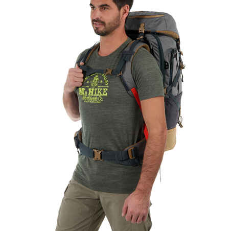 Men's Travel Backpack 50L - Grey