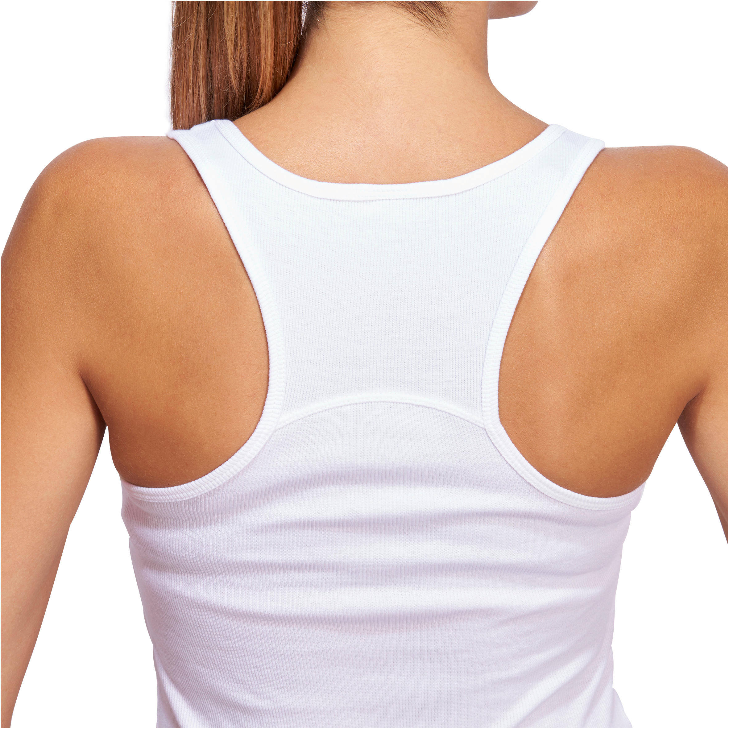 Damestop voor gym en pilates wit 8/19