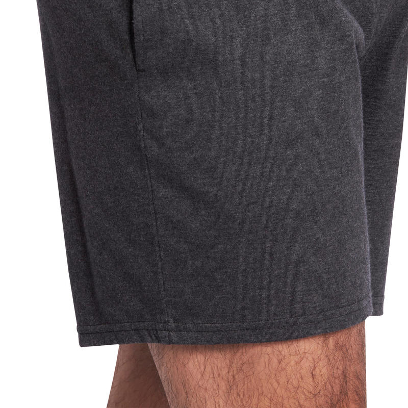 100 MidThigh RegularFit Stretching Shorts Dark Grey