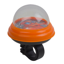 Звонок для детского велосипеда куполовидный оранжевый ROBOT Btwin
