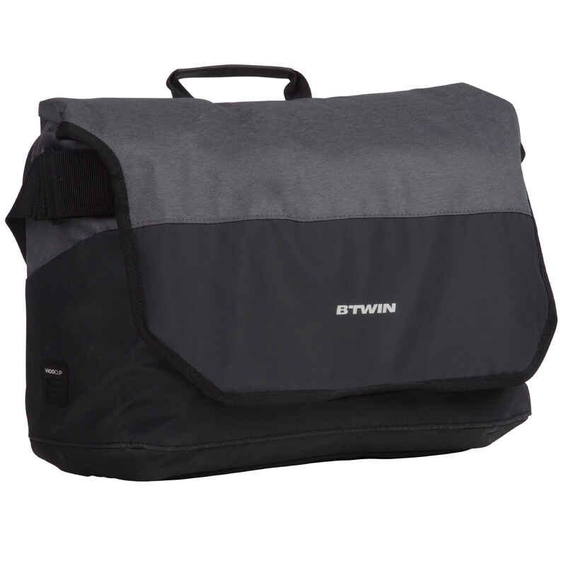 900 Messenger Bag Black/Grey Decathlon