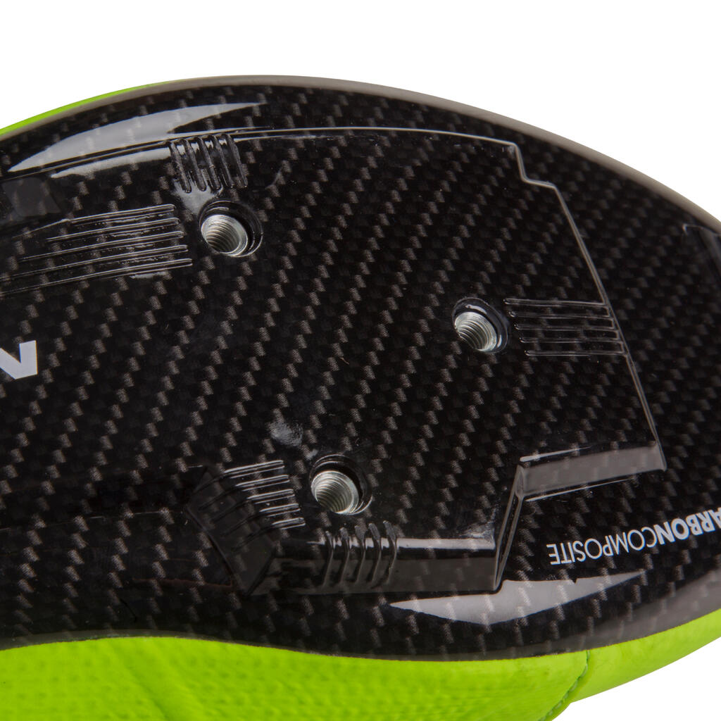 Fahrradschuhe 900 Aerofit Carbon neongelb