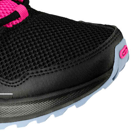 Run Active Grip Women's Jogging Shoes - Black Pink