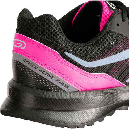 Run Active Grip Women's Jogging Shoes - Black Pink