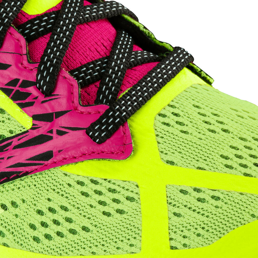 Laufschuhe Kiprun SD Damen Neutral/Pronation/Supination gelb/rosa 