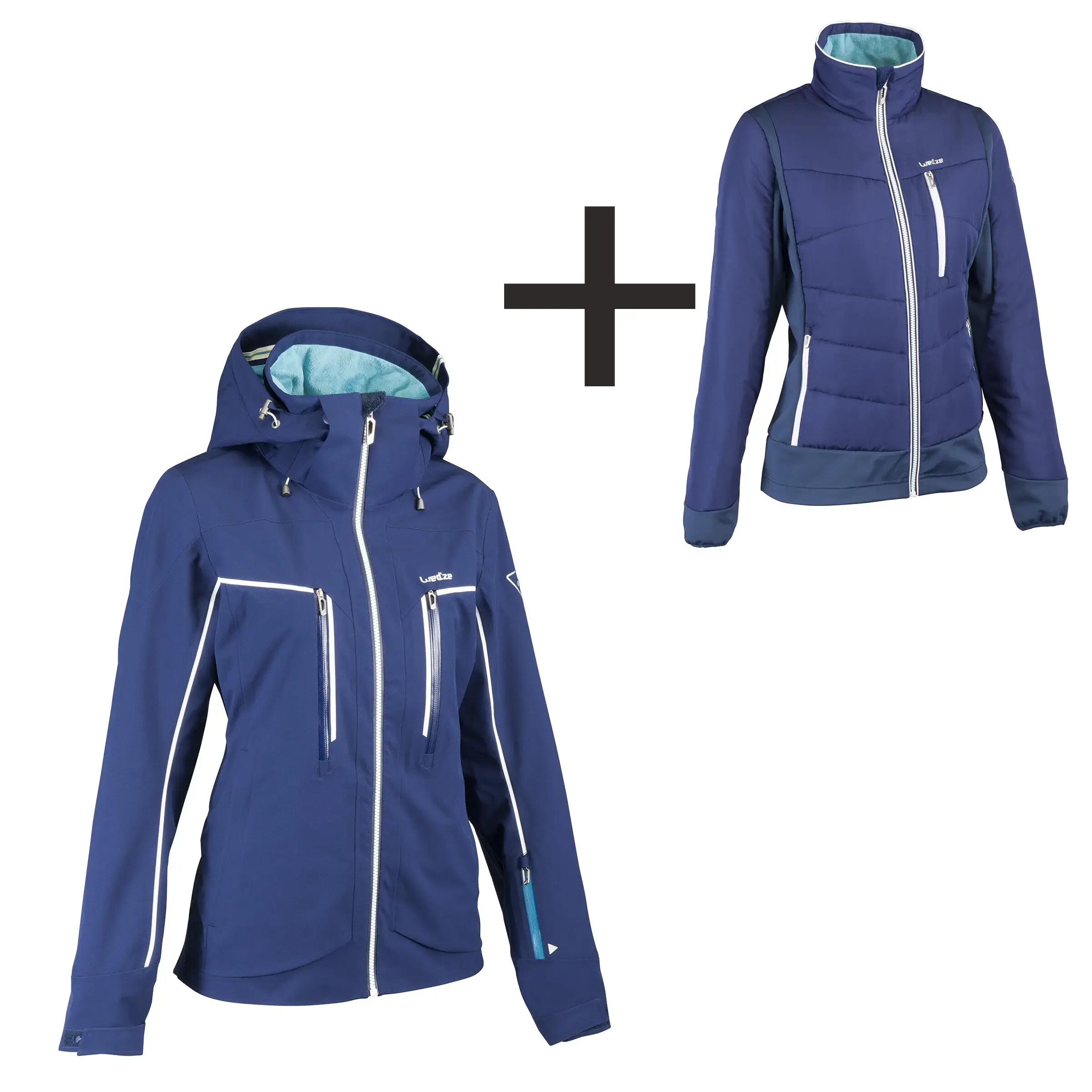 Slide 900 Women's Ski Jacket - Navy 1/3