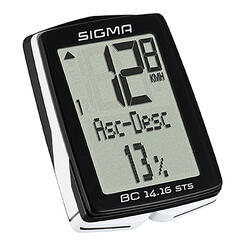 COMPTEUR VELO BC 14.16 STS - SANS FIL (CAPTEUR CADENCE INCLUS) SIGMA SPORT