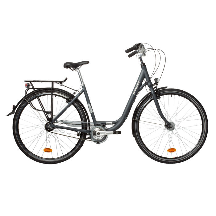 VELO DE VILLE ELOPS 900 GRIS Btwin | Decathlon