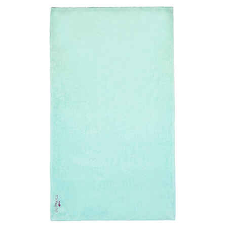 Soft Microfibre Towel Size L 80 x 130 cm - Light Green